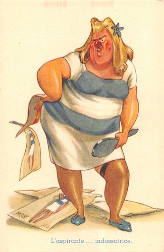 D3997 cartolina satirica - cartolina,